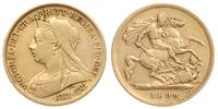 1/2 funta 1899, Londyn, złoto 3.94 g, Spink 3878