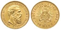 20 marek 1888/A, Berlin, złoto 7.96 g, Jaeger 24