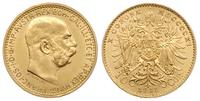 10 koron 1911, Wiedeń, złoto 3.38 g, piękne, Fr.