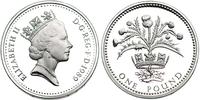 1 funt 1989, srebro 9.47 g, moneta w etui