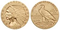 5 dolarów 1909/D, Denver, złoto 8.35 g