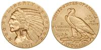 5 dolarów 1911, Filadelfia, złoto 8.35 g, bardzo