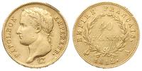 40 franków 1812/A, Paryż, złoto 12.78 g, zapiłow