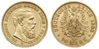 20 marek 1888/A, Berlin, złoto 7.93 g, ładne, Ja
