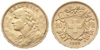 20 franków 1902/B, Berno, złoto 6.44 g