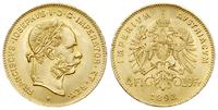 4 floreny = 10 franków 1892, nowe bicie, złoto 3