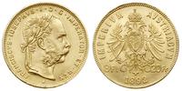 8 florenów = 20 franków 1892, nowe bicie, złoto 