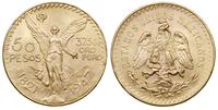 50 peso 1947, złoto 41.68 g, piękne