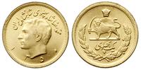 1 pahlavi SH 1350 (1971), złoto 8.14 g, piękne