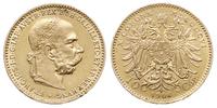 10 koron 1906, Wiedeń, złoto 3.38 g