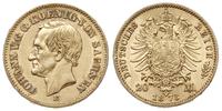20 marek 1873/E, Drezno, złoto 7.93 g, J. 259