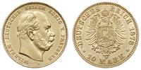 10 marek 1878/A, Berlin, złoto 3.97 g, Jaeger 24