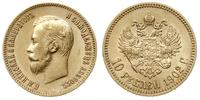 10 rubli 1902, Petersburg, złoto 8.60 g, Kazakov