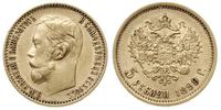 5 rubli  1899/ФЗ, Petersburg, złoto 4.30 g, Kaza