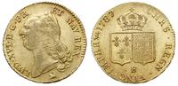 podwójny louis d'or 1787/B, Rouen, złoto 15.28 g