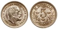 5 koron 1901, Sztokholm, złoto 2.23 g, Fr. 95a
