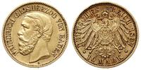 10 marek 1897/G, Karlsruhe, złoto 3.93 g, Jaeger