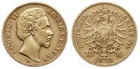 10 marek 1873/D, Monachium, złoto 3.91 g, Jaeger