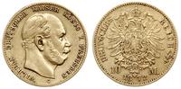 10 marek 1872/C, Frankfurt, złoto 3.90 g, Jaeger