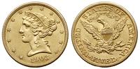 5 dolarów 1903, Filadelfia, złoto 8.35 g