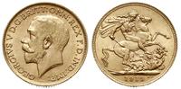 funt 1913, Londyn, złoto 7.98 g, piękny, Spink 3