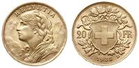 20 franków 1935/B, Berno, złoto 6.45, Fr. 499