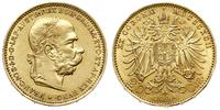 20 koron 1892, Wiedeń, złoto 6.76 g, niewielkie 