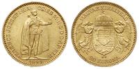 20 koron 1899/KB, Kremnica, złoto 6.76 g