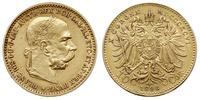 10 koron 1896/KB, Wiedeń, złoto 3.38 g