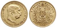 10 koron 1909/KB, Wiedeń, "Schwartz", złoto 3.39