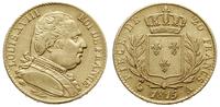 20 franków 1815/A, Paryż, złoto 6.37 g, Gadoury 