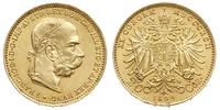 20 koron 1892, Wiedeń, złoto 6.78 g, Fr 504