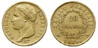 20 franków 1810/A, Paryż, złoto 6.37 g, Gadoury 