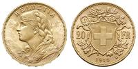 20 franków 1915, Berno, złoto 6.45 g