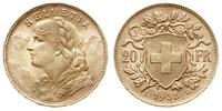 20 franków 1935, Berno, złoto 6.44 g