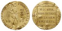 dukat 1818, typ niderlandzki, złoto 3.52 g, na a