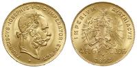 4 floreny = 10 franków 1892, złoto 3.22 g, NOWE 