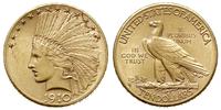 10 dolarów 1910/D, Denver, złoto 16.72 g, bardzo