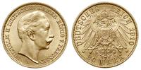20 marek 1910/A, Berlin, złoto 7.96 g, bardzo ła