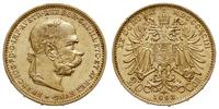 20 koron 1893, Wiedeń, złoto 6.76 g