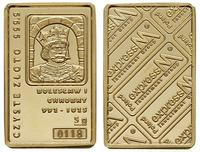 sztabka złota 5 g, Bolesław Chrobry, złoto próby