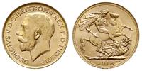 funt 1918/P, Perth, złoto 7.99 g, piękny