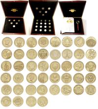 kolekcja 22 złotych monet "najmniejsze złote mon