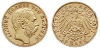 10 marek 1891 / E, Muldenhütten, złoto 3.95 g, J