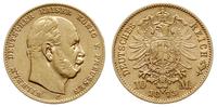 10 marek 1873 / C, Frankfurt, złoto 3.96 g, J. 2