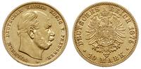 10 marek 1875 / A, Berlin, złoto 3.94 g, J. 245,