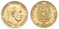 10 marek 1877 / A, Berlin, złoto 3.93 g, patyna,