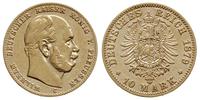 10 marek 1879/C, Frankfurt, złoto 3.92 g, Jaeger