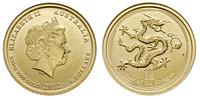 5 dolarów 2012, Rok Smoka, złoto ''999,9'' 1.56 