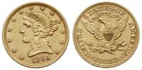 5 dolarów 1895, Filadelfia, złoto 8.34 g